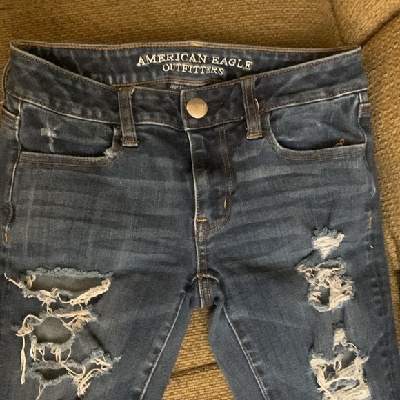 American Eagle Size 0 Distressed Jegging - Picture 2 of 5